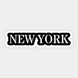 New York Sticker